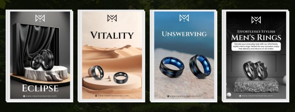Black rings for men