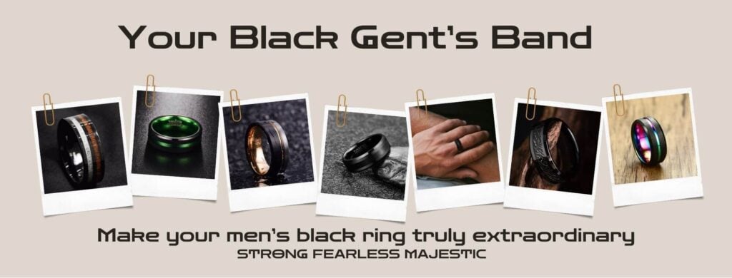 Black rings for guys